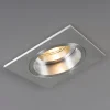 Spot encastré carré en aluminium rotatif et inclinable - Chuck
