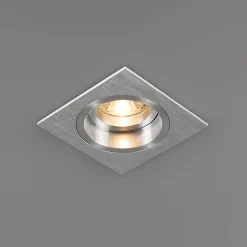 Spot encastré carré en aluminium rotatif et inclinable - Chuck