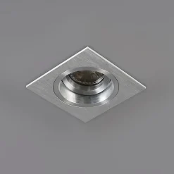 Spot encastré carré en aluminium rotatif et inclinable - Chuck