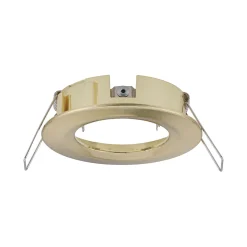 Spot encastré Choose Kit de base fixe IP44 rond 78mm max. 3x10W 230V gradable Laiton brossé