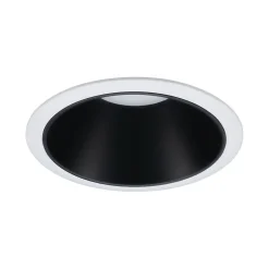Spot encastré Cole rond 88mm GU10 max. 10W 230V gradable Blanc Noir mat