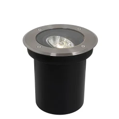 Spot encastré de sol extérieur moderne en acier AR70 orientable IP65 - Delux