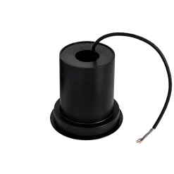 Spot encastré de sol extérieur moderne noir AR70 orientable IP65 - Delux