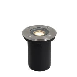 Spot encastré de sol extérieur moderne en acier 35 mm orientable IP65 - Delux