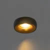 Spot encastré design noir avec intérieur doré - Mooning