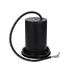 Spot encastré extérieur moderne noir 35 mm orientable IP65 - Delux