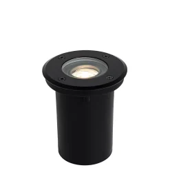 Spot encastré extérieur moderne noir 35 mm orientable IP65 - Delux