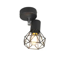 Spot encastré intelligent noir orientable et inclinable avec Wifi P45 - Mosh