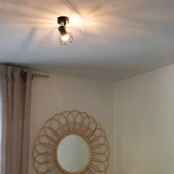 Spot encastré intelligent noir orientable et inclinable avec Wifi P45 - Mosh