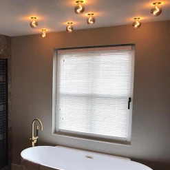 Spot encastré intelligent noir avec ampoule WiFi G95 - Insight