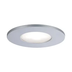 Spot encastré LED Calla Kit de base orientable IP65 rond 90mm 30 3x5,2W 3x460lm 230V gradable 4000K Chrome mat