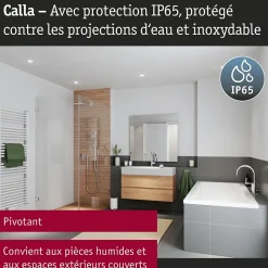 Spot encastré LED Calla Kit de 10 IP65 rond 90mm 30 10x5W 10x430lm 230V White Switch Blanc dépoli