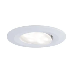Spot encastré LED Calla Kit de base orientable IP65 rond 90mm 30 3x5,2W 3x460lm 230V gradable 4000K Blanc dépoli