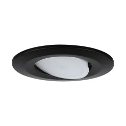 Spot encastré LED Calla orientable IP65 rond 90mm 30 6W 500lm 230V 4000K Noir mat