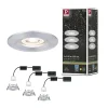 Spot encastré LED Nova Mini Coin Kit de base fixe IP44 rond 65mm Coin 3x4W 3x310lm 230V 2700K Alu tourné