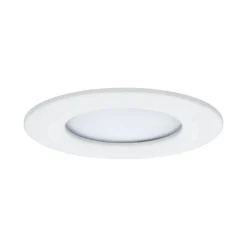 Spot encastré LED Nova Plus Coin Kit de base fixe IP44 rond 78mm Coin 3x6W 3x470lm 230V gradable 2700K Blanc dépoli