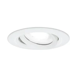 Spot encastré LED Nova Plus Luminaire individuel orientable IP65 rond 93mm 30 GU10 6W 470lm 230V gradable 4000K Blanc dépoli