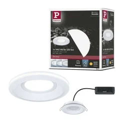Spot encastré LED Sormus Luminaire individuel IP65 rond 100mm 4,8W / 1,5W 300lm 230V 3000K Blanc
