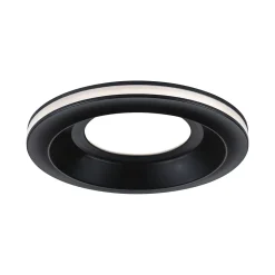 Spot encastré LED Sormus Luminaire individuel IP65 rond 100mm 4,8W / 1,5W 300lm 230V 3000K Noir