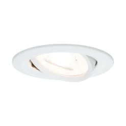Spot encastré LED 3-Step-Dim Nova orientable rond 84mm 50 GU10 6,5W 460lm 230V gradable 2700K Blanc dépoli