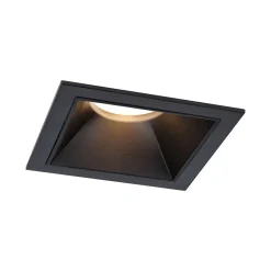 Spot encastré LED 3-Step-Dim Cole Coin Kit de 1 IP44 carré 88x88mm Coin 6W 470lm 230V gradable 2700K Noir