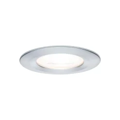 Spot encastré LED 3-Step-Dim Nova Kit de base fixe IP44 rond 78mm GU10 3x6,5W 3x460lm 230V gradable 2700K Alu tourné