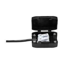 Spot encastré LED 3-Step-Dim Cole Coin Kit de 3 IP44 carré 88x88mm Coin 3x6W 3x470lm 230V gradable 2700K Noir