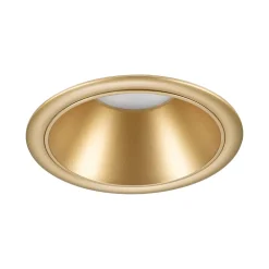 Spot encastré LED 3-Step-Dim Cole Coin Kit de 1 IP44 rond 88mm Coin 6W 470lm 230V gradable 2700K Doré mat