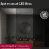 Spot encastré LED 3-Step-Dim Nova Coin Kit de base fixe IP44 rond 74mm Coin 3x6W 3x470lm 230V gradable 2700K Doré mat