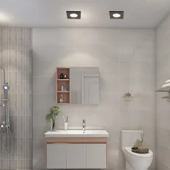 Spot encastré Light Prestige Lagos œillet noir 1 x GU10 1 pc.