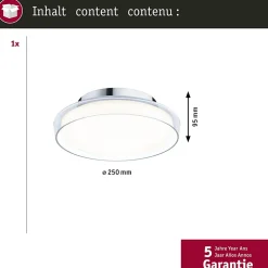 Spot encastré Luena IP65 GU10 230V max. 35W gradable Blanc