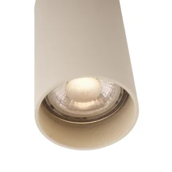 Spot encastré moderne beige GU10 50 mm rond - Tuba