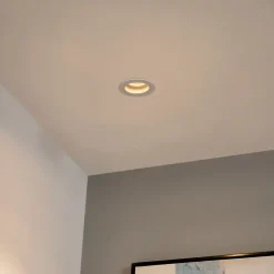 Spot encastré moderne beige GU10 50 mm orientable et inclinable - Chuck