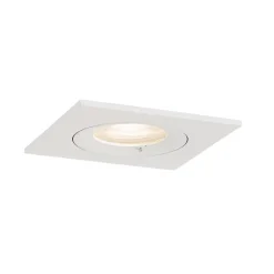 Spot encastré moderne blanc carré IP44 - Xena