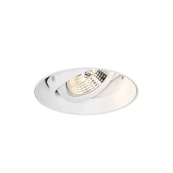 Spot encastré moderne blanc GU10 AR70 rond sans bordure - Oneon