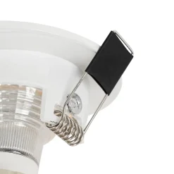 Spot encastré moderne blanc rond IP44 - Xena Round