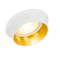 Spot encastré moderne blanc avec intérieur doré - Insta