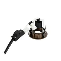 Spot encastré moderne bronze foncé inclinable - Cisco