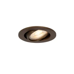 Spot encastré moderne bronze foncé inclinable - Cisco