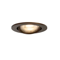 Spot encastré moderne bronze foncé inclinable - Cisco