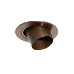 Spot encastré moderne bronze foncé orientable GU10 35 mm rond - Installa