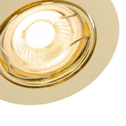 Spot encastré moderne en laiton orientable 35 mm - Edu