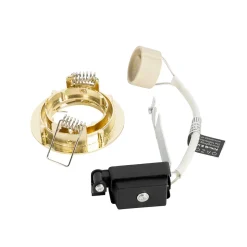 Spot encastré moderne en laiton orientable 35 mm - Edu