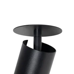 Spot encastré moderne noir GU10 50 mm - Chels