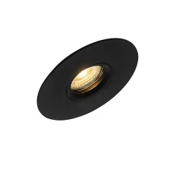 Spot encastré moderne noir 12 cm - Buco