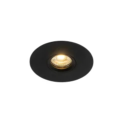 Spot encastré moderne noir 12 cm - Buco