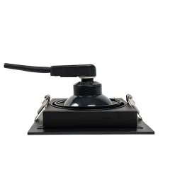 Spot encastré moderne noir orientable 18 cm - Artemis 111