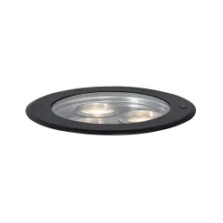 Spot encastré moderne noir 3 lumières IP65 - Tribus