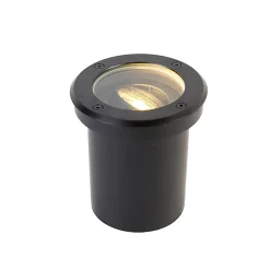 Spot encastré moderne pour extérieur noir orientable IP65 - Delux