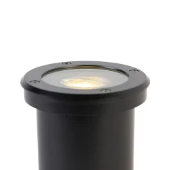 Spot encastré moderne pour extérieur noir orientable IP65 - Delux